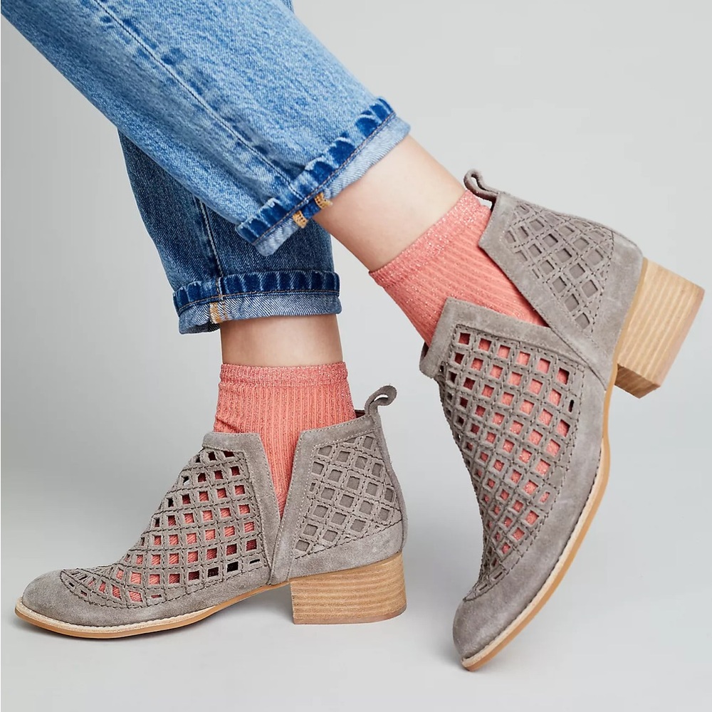 Jeffrey Campbell Gray Ankle Booties